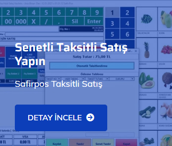 Senetli Taksitli Satış Yapın